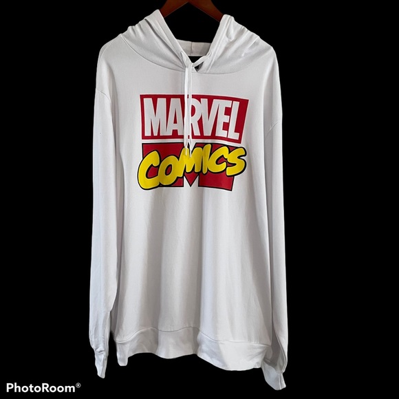 Marvel Other - Marvel Comics Unisex Hooded pull over size XXL